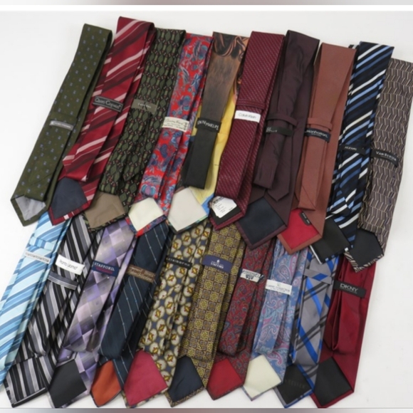 20 Men's Dress Ties - Picture 2 of 6
